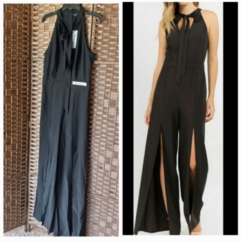 Strut & Bolt Sexy Black Jumpsuit Pantsuit - Picture 4 of 10